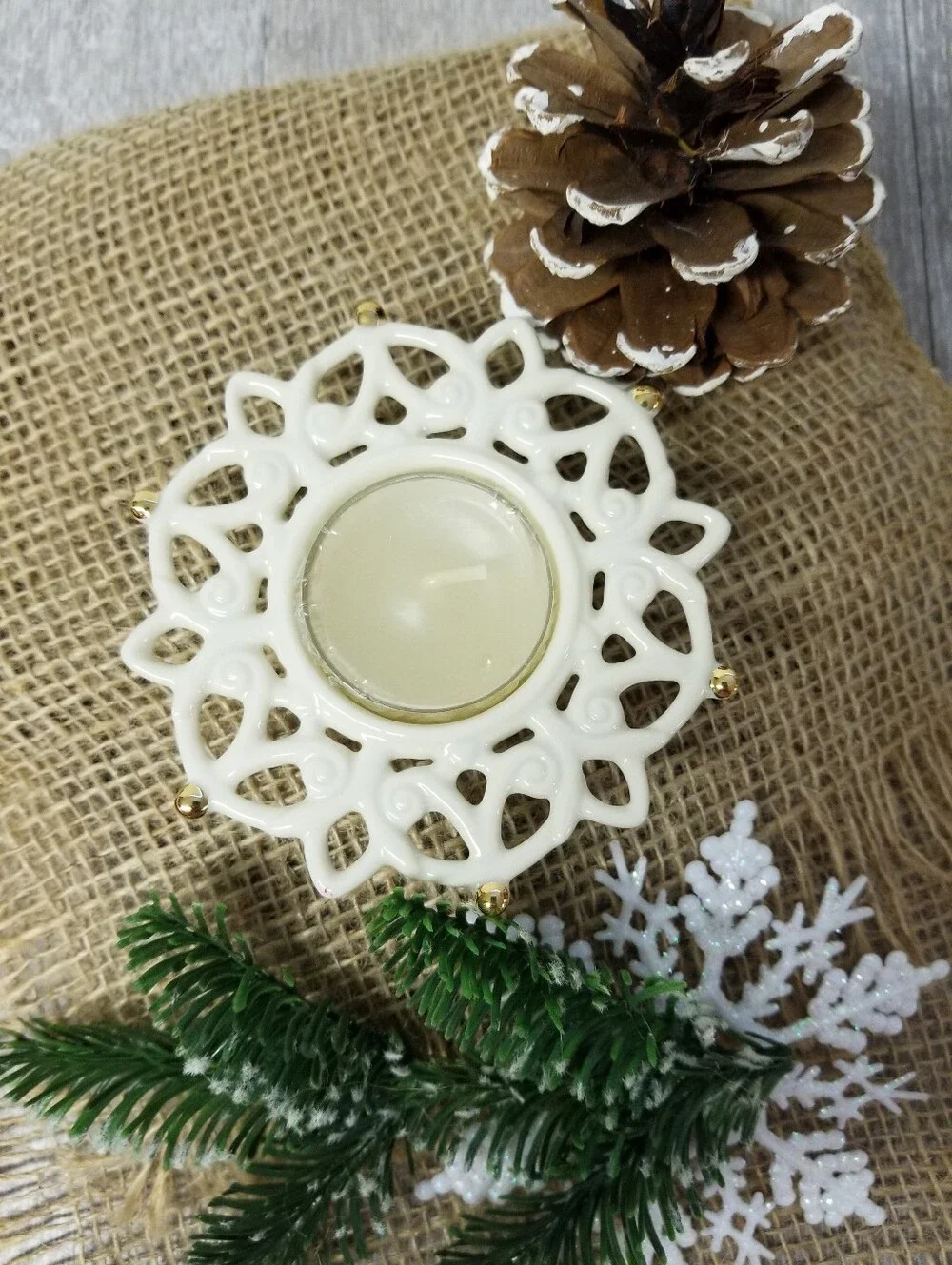 Lenox Snow Lights Shine Votive